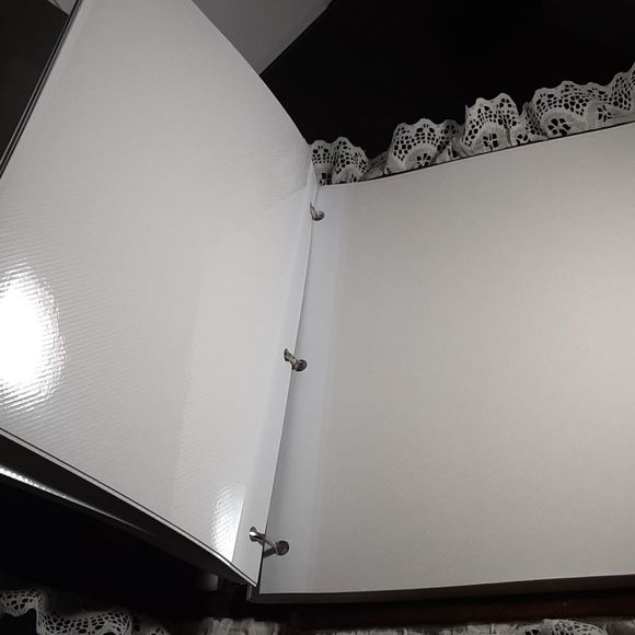 Vintage Hazelnut cloth photo album with lace 12×10in. Brand-NEW - Picture 6 of 9